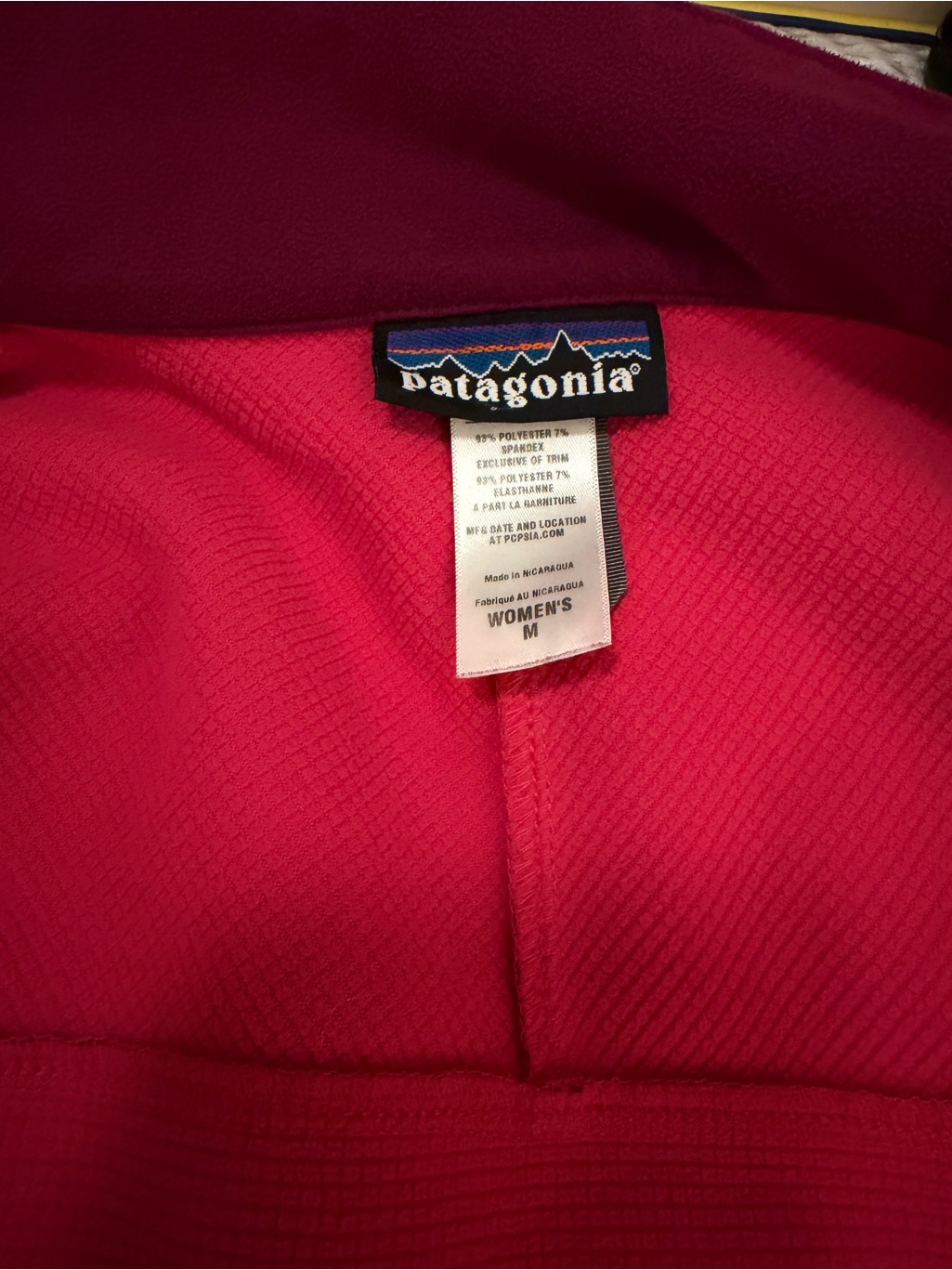Patagonia Women's Adze Jacket Featuring Polartec Windbloc Magenta — image 7 of 8
